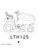 Husqvarna LTH125 Owner's Manual