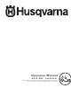 Husqvarna RZ4219BF / 966582201 Operator's Manual