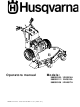 Husqvarna WH4817A Operator's Manual