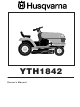 HUSQVARNA YTH1842 OPERATOR'S MANUAL Pdf Download | ManualsLib