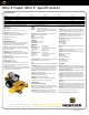 HUSTLER Kawasaki Lawn Mowe Specifications