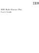 IBM Multi-Burner Plus User Manual