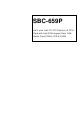 Aaeon SBC-659P User Manual