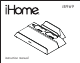 iHome IB969 Instruction Manual