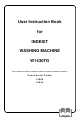 Indesit 15666 User Instruction