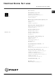 Indesit WIE 147 Instructions For Use Manual