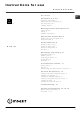 Indesit WIXE 127 Instructions For Use Manual