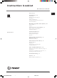 Indesit WIXXL 86 Instruction Booklet