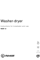 Indesit WDE 12 Instructions For Installation And Use Manual