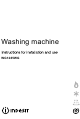 Indesit WG1285WG Instructions For Installation And Use Manual