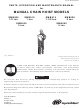 Ingersoll-Rand SMB005 Parts, Operation And Maintenance Manual