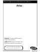 Invacare Wheelchair Atlas Operating And Maintenance Manual