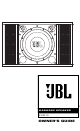 JBL KHM10 Owner's Manual