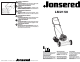 Jonsered LM2150 Instruction Manual