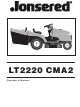 Jonsered LT2220 CMA2 Operator's Manual