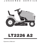 Jonsered LT2226 A2 Operator's Manual
