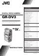 JVC GR DV 3 Instructions Manual