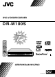 JVC DR-M100S User Manual