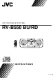 JVC Kaboom ! Series RV-B550BU Instructions Manual