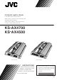 JVC KS-AX4500 Instructions Manual