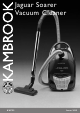 Kambrook Jaguar Soarer KVC23 Manual