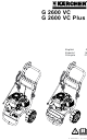 Kärcher G 2600 VC Operator's Manual