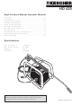 Kärcher HD 425 Operator's Manual