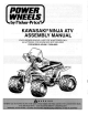 Power Wheels Kawasaki NINJA ATV AO4590 Assembly Manual