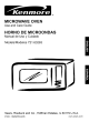 Kenmore 63263 - 1.2 Full Design Microwave Use And Care Manual