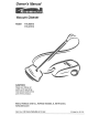 Kenmore 116.20512 Owner's Manual