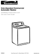 Kenmore 3948598A Installation Instructions And Use And Care Manual