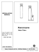 Kenmore 7146611 Installation Manual