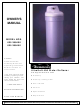 Kenmore ULTRASOFT 400 625.3884 Owner's Manual