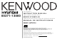Kenwood CD Receiver Instruction Manual