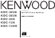 Kenwood KDC-126 Instruction Manual