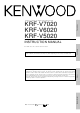 Kenwood KRF-V5020 Instruction Manual