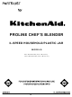 KitchenAid 4KPCB348PPM0 Parts List