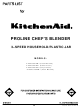 KitchenAid 4KPCB348PPM1 Parts List