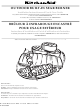 KitchenAid W10117506B Installation Instructions And Use And Care Manual
