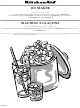 KitchenAid KUIC15P - 15 in. ARCHITECT Series II Ice Maker Use & Care Manual