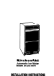 KitchenAid 3KUIS185V Installation Instructions Manual