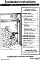 KitchenAid KUIS185 Installation Instructions Manual