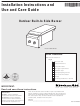 KitchenAid KSBN220PSS Installation Instructions And Use And Care Manual