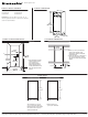 KitchenAid KFCK03IT Specification Sheet