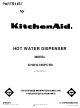 KitchenAid KHWG160PCR Parts List