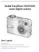 Kodak EASYSHARE C603 User Manual