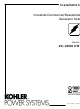 Kohler Generator Sets 20--2800 kW Installation Manual