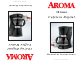 Aroma ACM-640D Instruction Manual