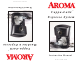 Aroma Cappu-Latte AEM-646A Instruction Manual