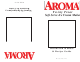 Aroma Twisty Treat AIC-107 Instruction Manual & Recipe Manual